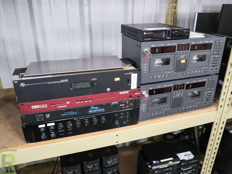 Tape Decks, Amplifier, Mixer, Filter And Power Center Roller Auctions