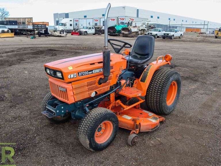 Kubota B7200 4WD Tractor Roller Auctions