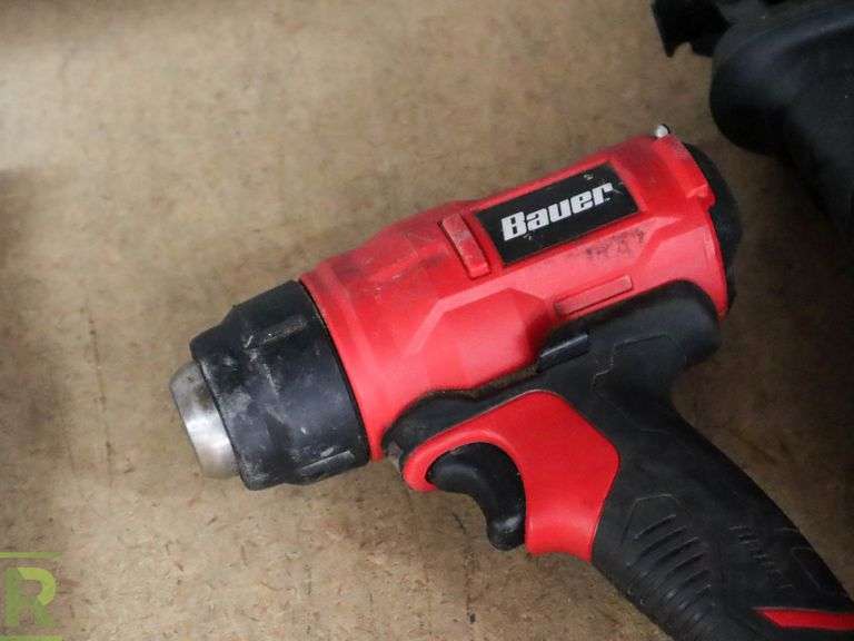 Chicago Electric Reciprocating Saw, Corded And Bauer Heat Gun, 20v