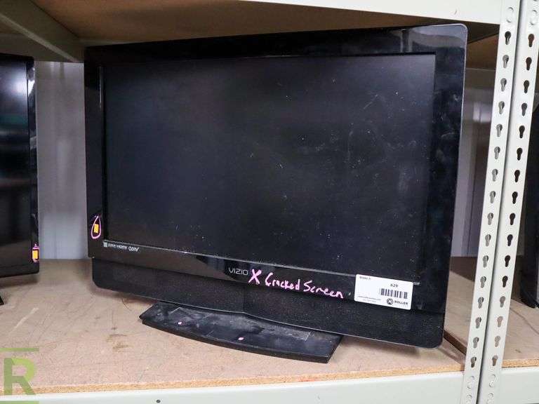 Vizio VW32L 32" TV (Cracked Screen) Roller Auctions