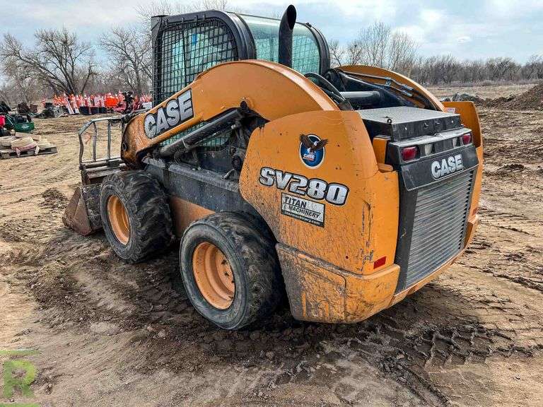 2018 Case SV280 Skid Steer Loader Roller Auctions