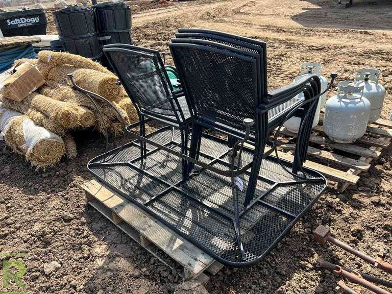 Outdoor Table And (6) Chairs Roller Auctions