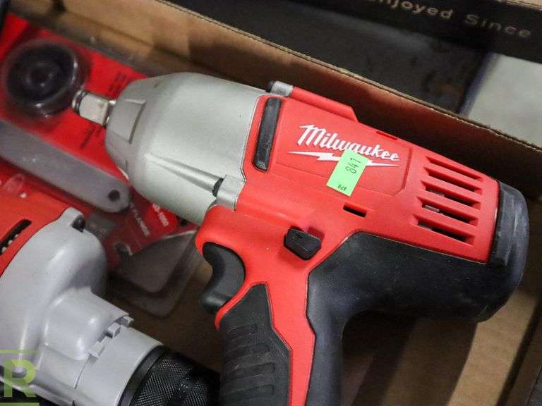 Tray of Milwaukee Impact Wrench and Drill Roller Auctions