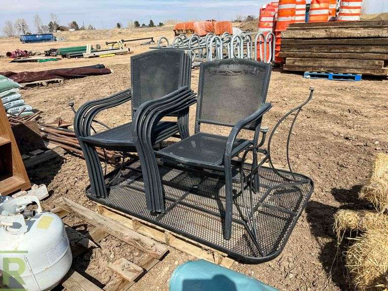 Outdoor Table And (6) Chairs Roller Auctions