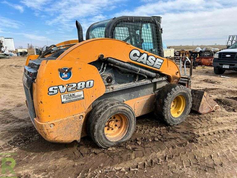 2018 Case SV280 Skid Steer Loader Roller Auctions