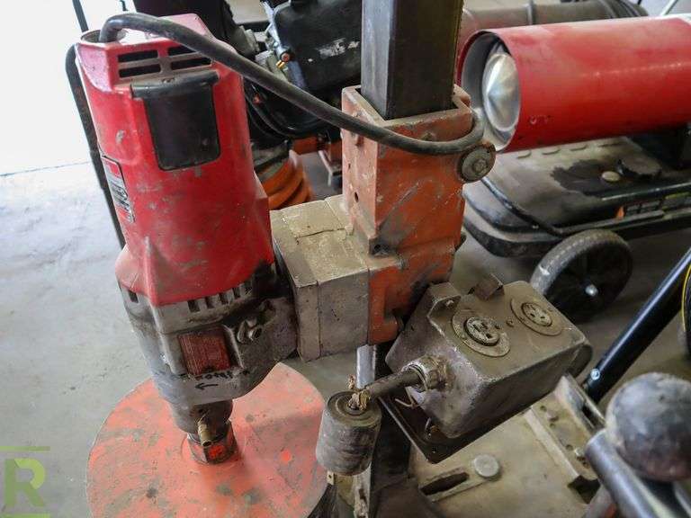 Milwaukee Coring Drill With 12" Bit Roller Auctions