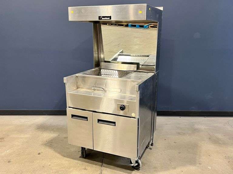 Delfield Fry Dump Station With Dry Storage on Casters Roller Auctions