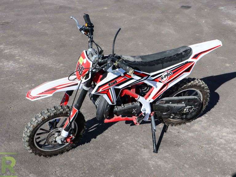 New XPRO Hawk 50cc Kids Dirt Bike Roller Auctions