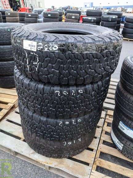 (4) BF Goodrich All Terrain T/A LT315/70R17 Tires, 2020 & 2019 - Roller ...