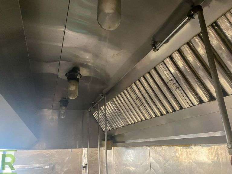 Captive Aire Exhaust Hood with Ansul System, 204" x 54" Roller Auctions