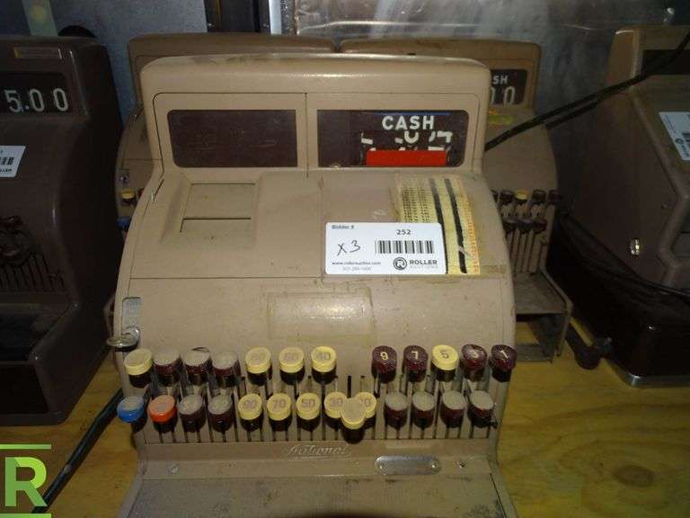 (3) NCR 126(4)N Vintage Cash Registers Roller Auctions