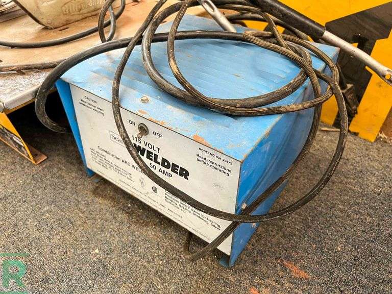 Sears Combo Arc And Carbon Arc Welder, Model 934.20175 Roller Auctions