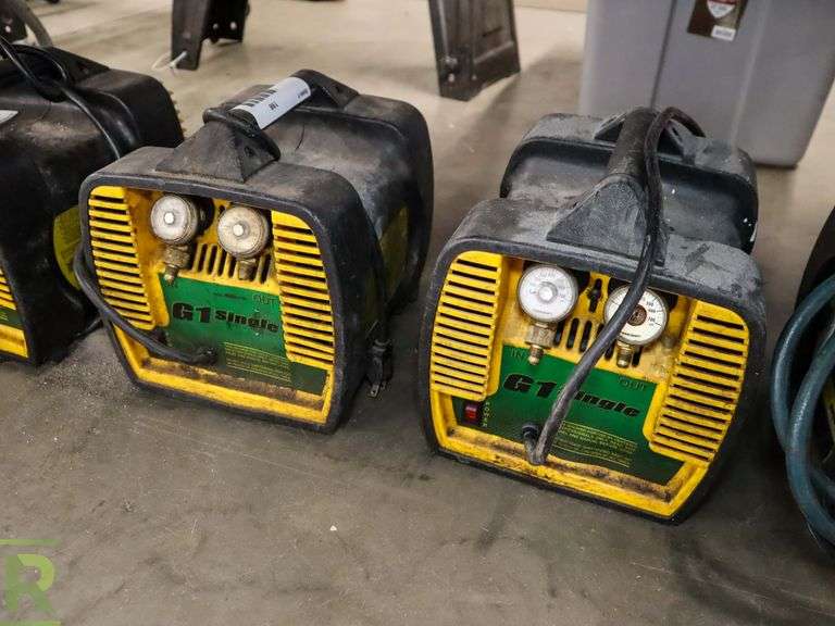 (2) Appion G1 Single Refrigerant Recovery Systems Roller Auctions