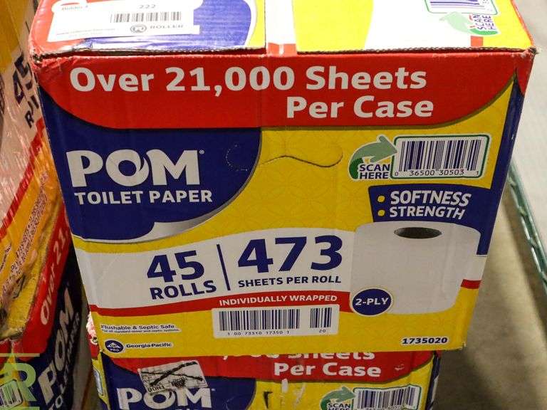 (2) Boxes of POM 1735020 Toilet Paper Roller Auctions