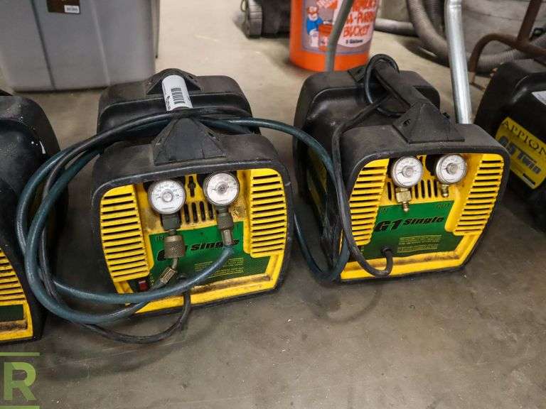 (2) Appion G1 Single Refrigerant Recovery Systems Roller Auctions