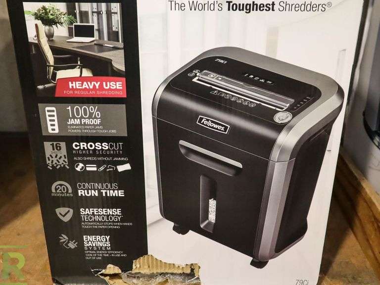 Fellows 79C1 Power Shred Paper Shredder Roller Auctions