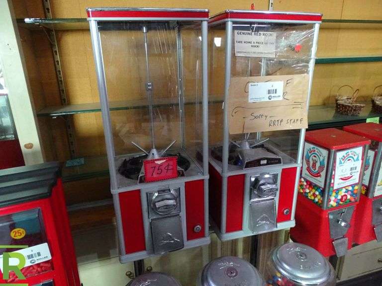 5Selection Coin Operated Candy Machine, With Keys Roller Auctions