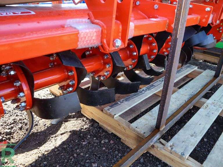 New Agrotk Hydraulic 72" Rototiller Attachment, 3Point, PTO Roller