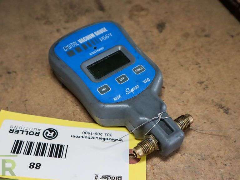 Supco VG64 Vacuum Gauge Roller Auctions