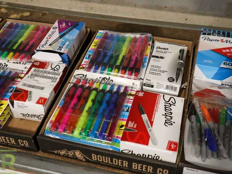 (4) Trays of Sharpies Roller Auctions