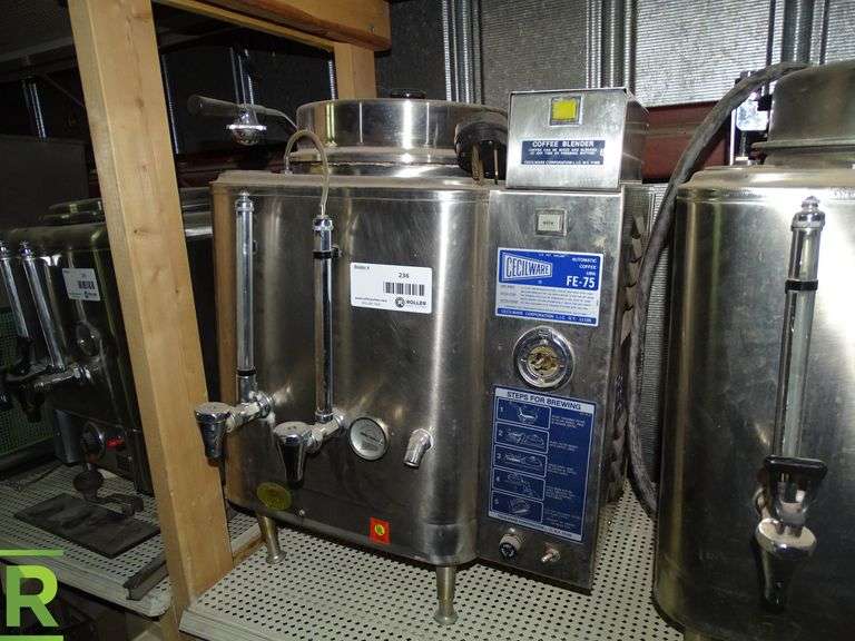 Cecilware FE75 Automatic Coffee Urn Roller Auctions