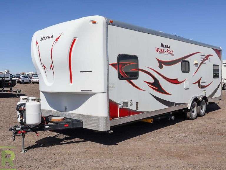 2012 Forest River Ultra Work and Play T/A Toy Hauler Camper Roller