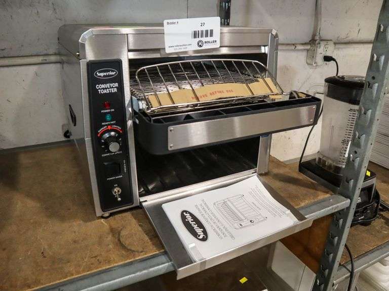 New Waring Superior Conveyor Toaster, 120V Roller Auctions
