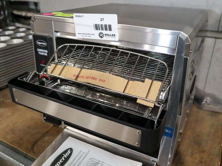 New Waring Superior Conveyor Toaster, 120V Roller Auctions