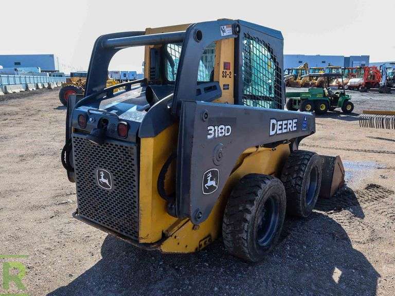 2011 John Deere 318D Skid Steer Loader Roller Auctions