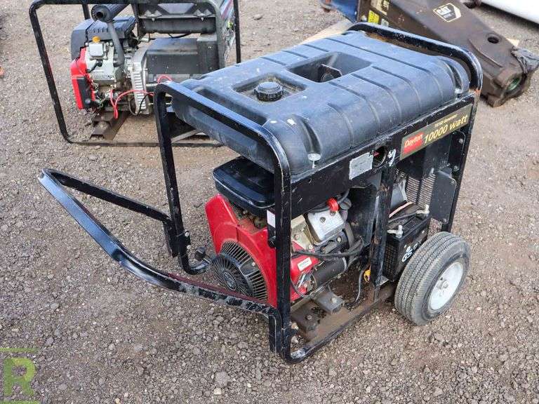 Dayton 1N169 Generator, GN570 Gas Engine, 10,000 Watts, 60 HZ, Single