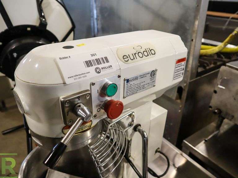 Eurodib M10 Mixer / Grinder With Hook, Whisk and Paddle Roller Auctions