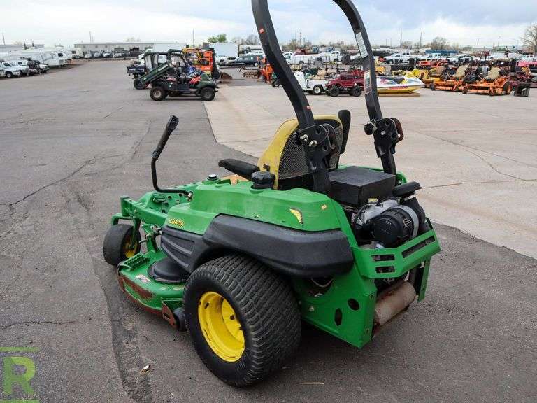 John Deere z840A Z Trac Pro Ride on Mower Roller Auctions
