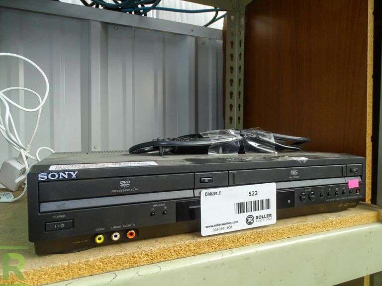 Sony SLVD3809 DVD / Cassette Player Roller Auctions