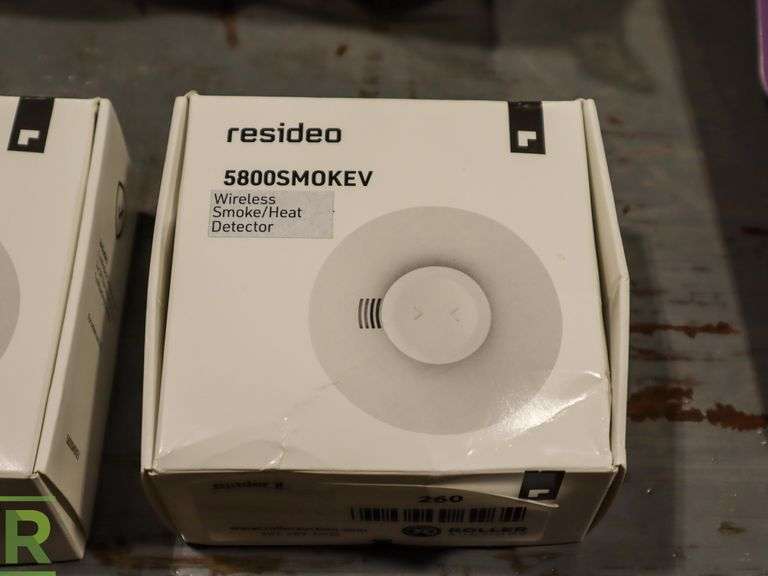 (2) Resideo Wireless Smoke/Heat Detector 5800Smokev New Roller Auctions