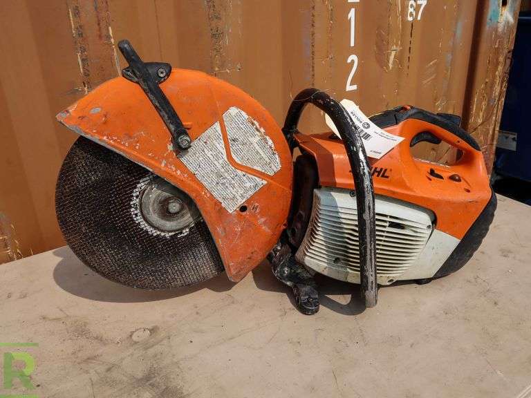 Stihl TS420 Gas Demolition Saw With Blade Roller Auctions