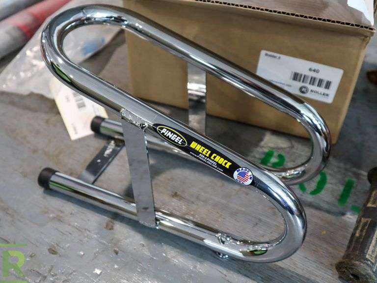 Pingel WC350 31/2" Motorcycle Wheel Chock Roller Auctions