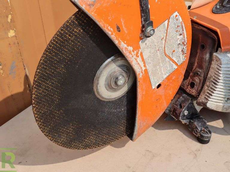 Stihl TS420 Gas Demolition Saw With Blade Roller Auctions