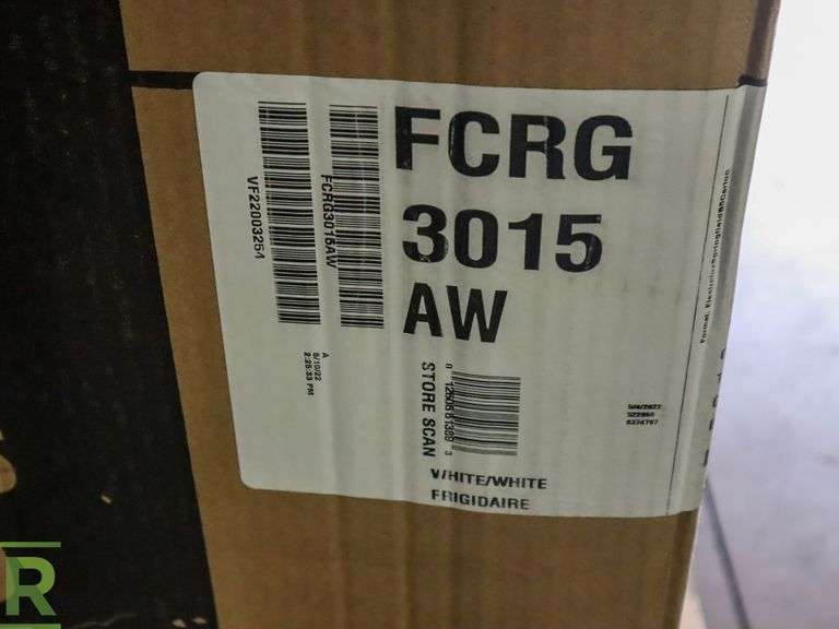 New Frigidaire FCRG3015AW Freestanding Range, Gas Roller Auctions
