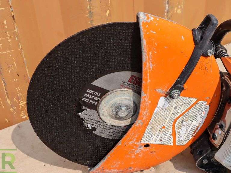 Stihl TS420 Gas Demolition Saw With Blade Roller Auctions