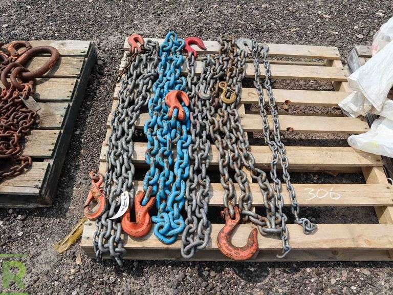 Pallet of Assorted Tow Chains Roller Auctions