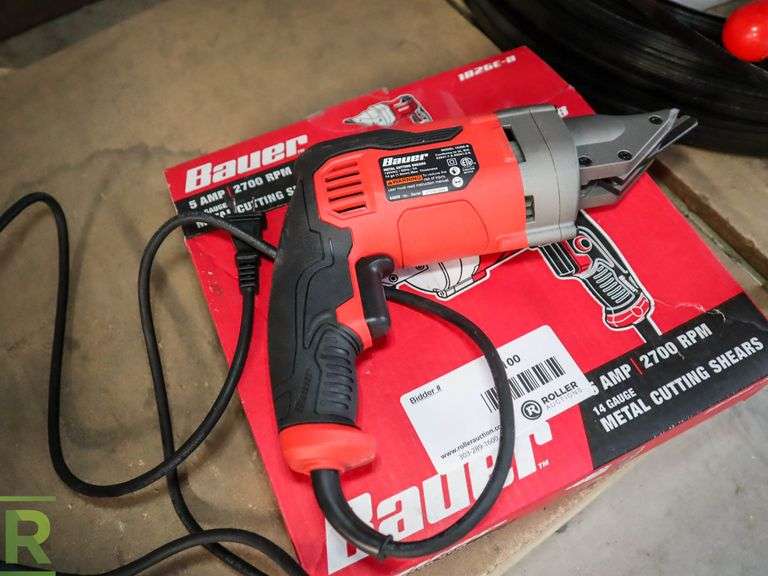 Bauer 1826EB Metal Cutting Shears Roller Auctions