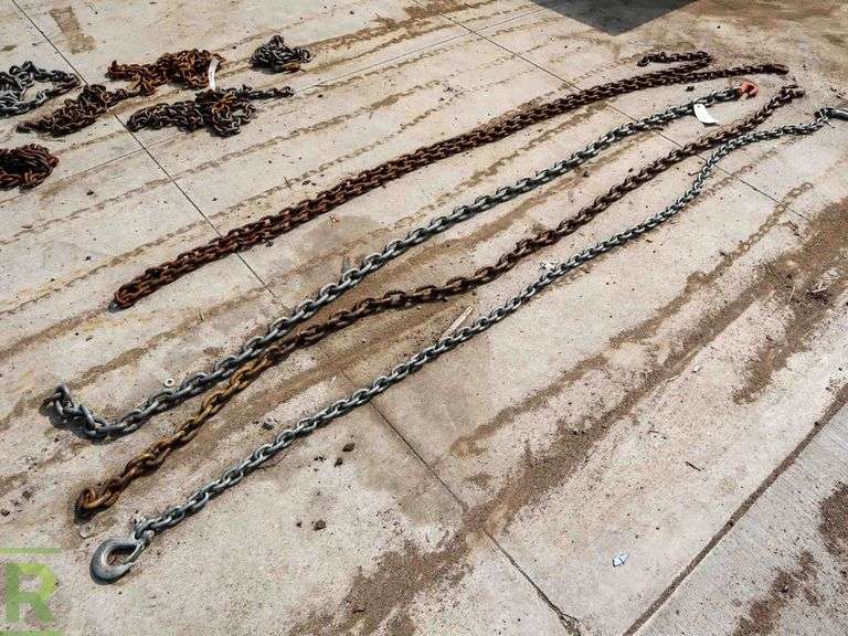 (4) Assorted Tow Chains Roller Auctions