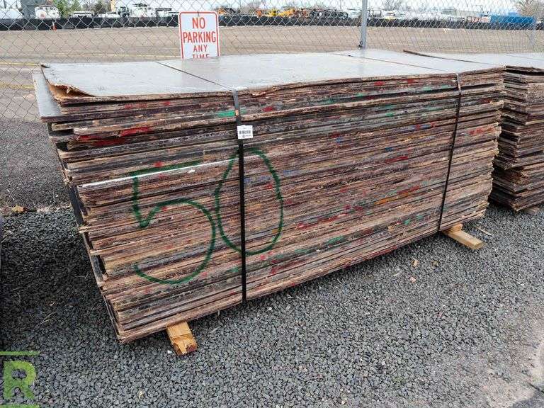 Bunk of Plywood, 8' x 4' Roller Auctions