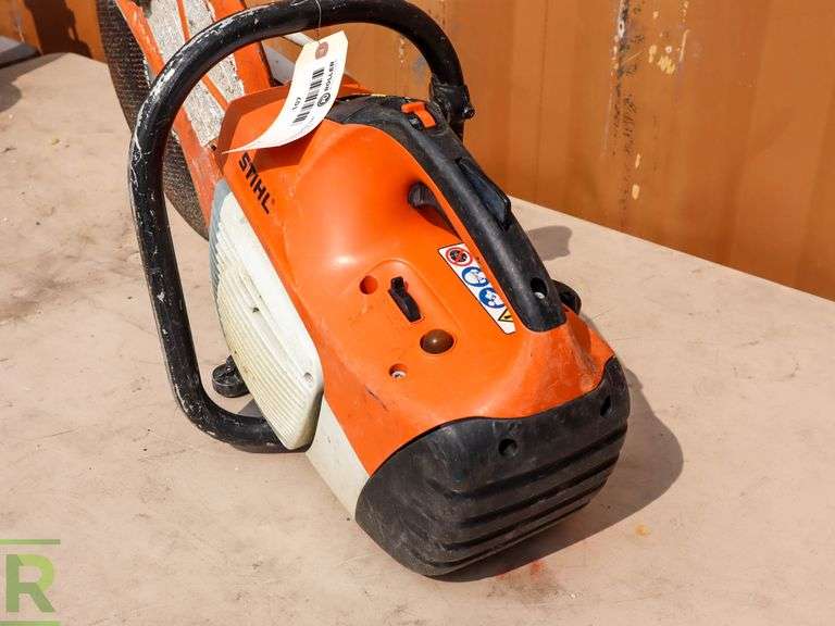Stihl TS420 Gas Demolition Saw With Blade Roller Auctions