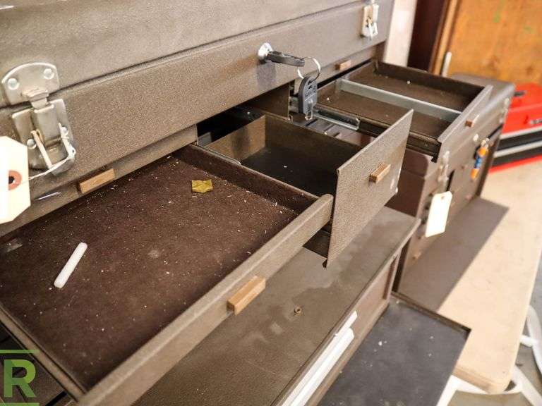 Kennedy 7Drawer Lower Toolbox on Casters With Kennedy 3 & 11Drawer