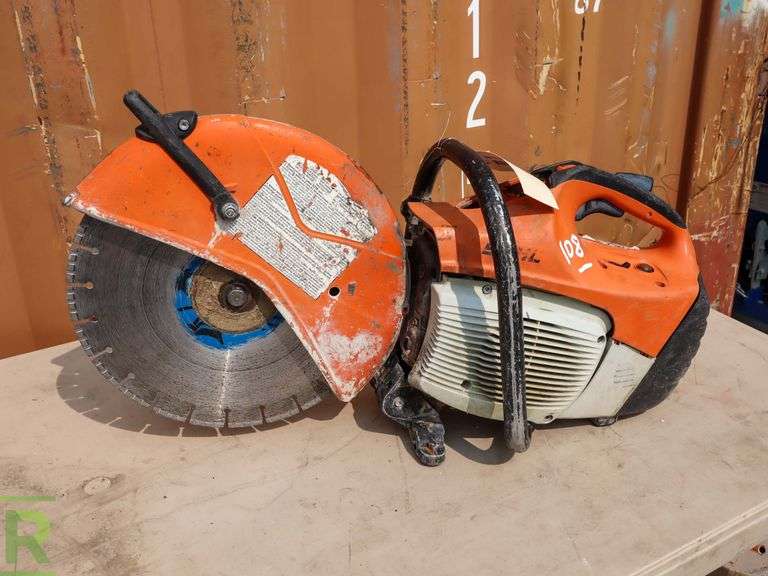Stihl TS420 Gas Demolition Saw With Blade Roller Auctions