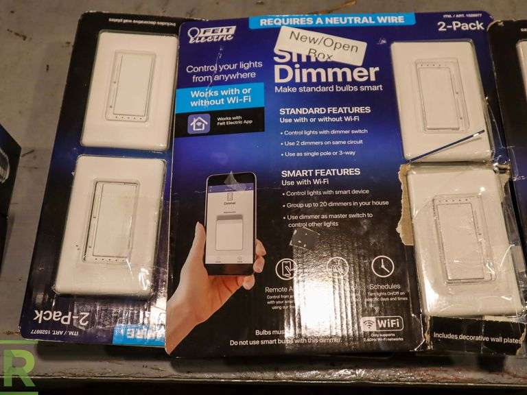 (4) Feit Electric WiFi Smart Dimmer (also works as a standard dimmer