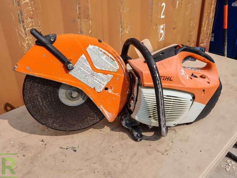 Stihl TS420 Gas Demolition Saw With Blade Roller Auctions