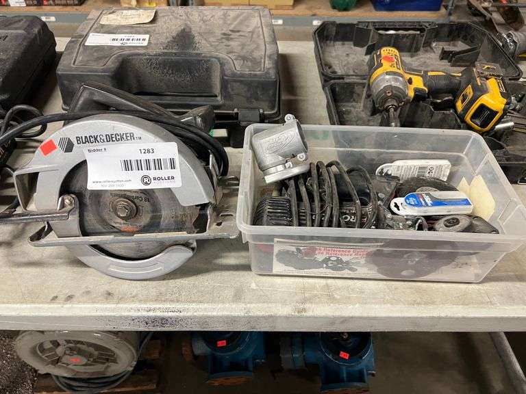 Black & Decker Circular Saw and Rotozip Zip Mate Cutout Tool Roller