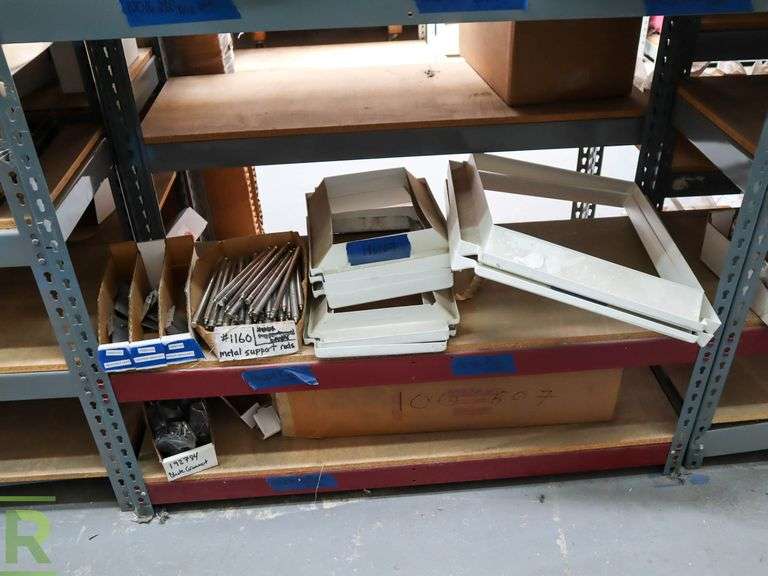 (15) Shelves of Royston Counter and Equipment Parts Roller Auctions